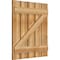 Ekena Millwork Spaced Board-n-Batten Shutters w/Z-Bar, Rough Sawn Western Red Cedar, 28 7/8W x 32H, PR RBS06Z29X032RWR - alternate 4